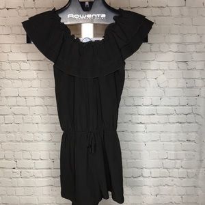 Women’s Lola Black Romper Off the Shoulder